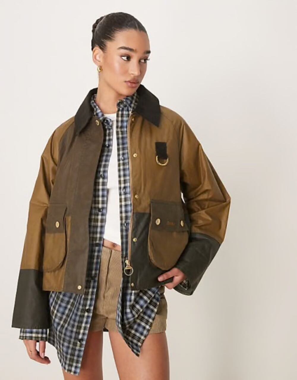 Barbour x Free People Alma Waxed Jacket, NWT, Size 4